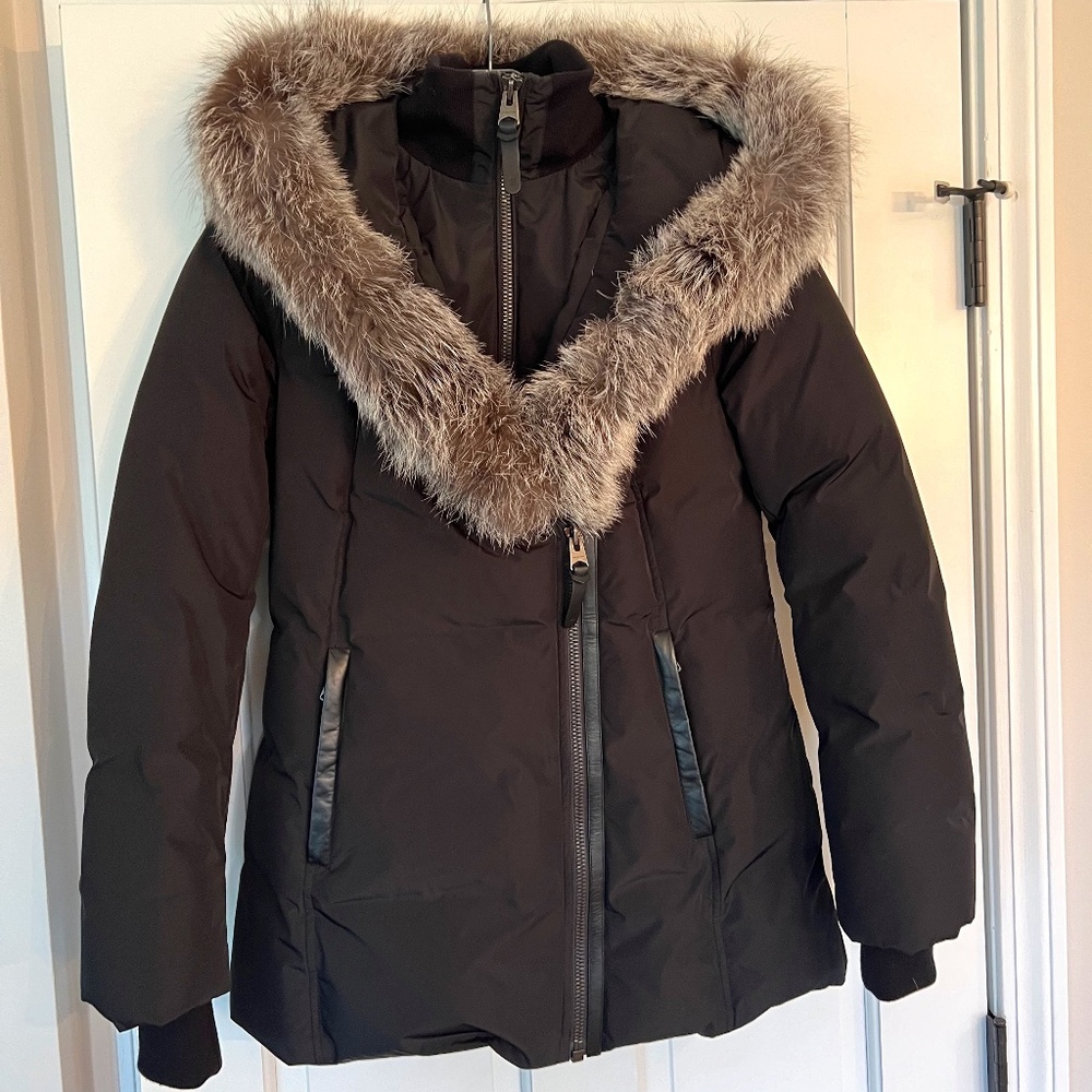 MACKAGE ADALI COAT BLACK Medium